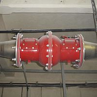 Gate valve floatfor pipefor explosive atmospheres