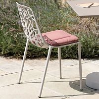 Contemporary garden chair FORESToutdoorpainted aluminumpainted aluminum base