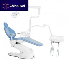Dental treatment unit with electro-mechanical chair Gnatus G1 Cup SFwith delivery systemwith light