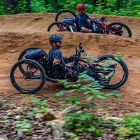 Crank-propelled recumbent trike ATH-FSadultmagnesiumblack