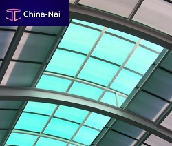 Polycarbonate glass roof