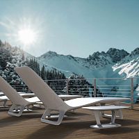 Warming sun lounger MINTcontemporarypolyesterhigh-performance concrete