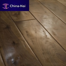 Engineered parquet floor EUROPEO UNICAwalnutwaxedglued