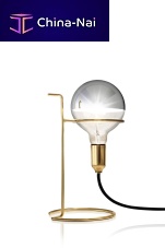 Table lamp ALBERTchromed metalbrasscontemporary