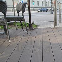 WPC deck board INODECK CLASSICwood lookgroovedcommercial