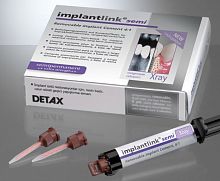 Dental restoration cement implantlink® semi Xraytemporary