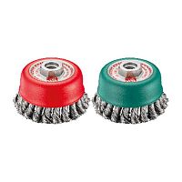 Knotted wheel brush TZ90cleaningfinishingdeburring