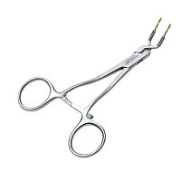 Orthodontic forceps Keramogrip dental crown graspingbent