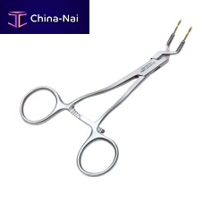 Orthodontic forceps Keramogrip dental crown graspingbent