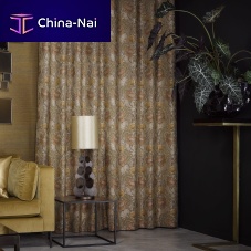 Upholstery fabric CLEMENCE for curtainfloral patterncotton