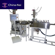 Tube extrusion line KES seriesfor thermoplasticsfor medical applicationsfor spiral tubes