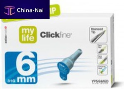 Insuline injection needle mylife Clickfine® safetypen