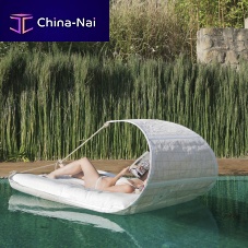 Contemporary sun lounger VAURIENfabricfiberglasspool