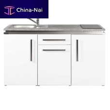 Small kitchenette MD 150oakslatestainless steel