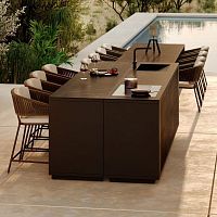 Outdoor kitchen JAMIE contemporarymarbleisland