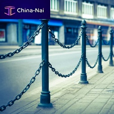 Protective barrier KORAL 12.001fixedsteelfor public spaces