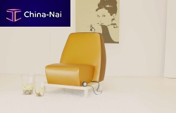 Contemporary armchair ICHAIRsynthetic leather