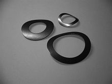 Elastic washer corrugatedsteel