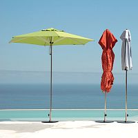 Fabric parasol SWIFT aluminumstainless steel