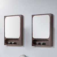 Wall-mounted medicine cabinet AQUATRE # AQT-MD-19with mirror