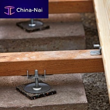 Galvanised steel raised access floor structure NIVODECK®/KLEBEPAD/PLANOFORM®polypropyleneself-levelingfor patio