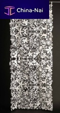 Patterned curtain UNTIL DAWNtab-topsynthetic