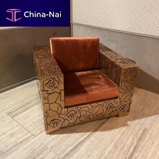 Traditional armchair Osakavelvetsolid woodhandmade