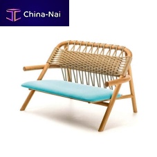 Contemporary sofa UNAMgardenblackwooden