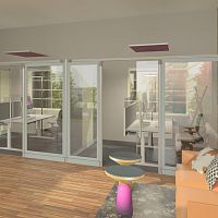 Modular partition STRUKTURmobileglassmetal