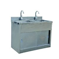 2-station surgical sink B 161stainless steel