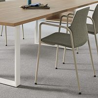 Contemporary chair KABIindoorfabricleather