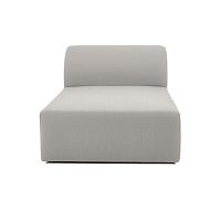 Contemporary chaise longue WEBERfabricwhite