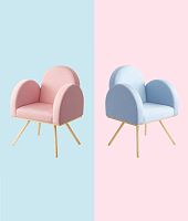 Contemporary armchair NO MORE MACARONfabricwooden