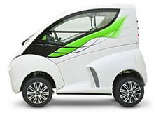Compact car wheelchair accessible vehicle Elbeegasrear-entry