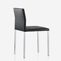 Contemporary chair MISURAindoorleatherupholstered