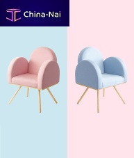 Contemporary armchair NO MORE MACARONfabricwooden