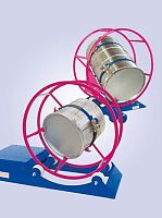 Rotary drum mixer batchsolid/liquidpowder