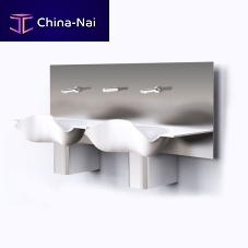 2-station surgical sink OR-L136stainless steelCorian®infrared-operated