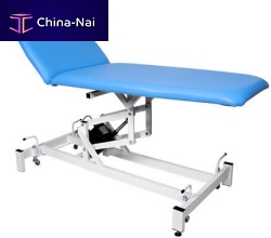 General examination couch Oslerelectrichydraulicwith adjustable backrest