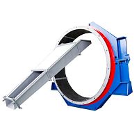 Permanent magnet separator TrunMaggravitymetalwaste