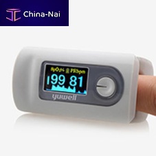 Fingertip pulse oximeter igfpo0 seriesmedicalbattery-poweredwhite