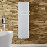 Electric towel radiator Campaver Bains nativ1500 wcontemporarytempered glass facing