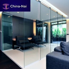 Sliding partition ASPETTOglasscommercialfor offices