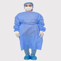 Unisex surgical gown blue