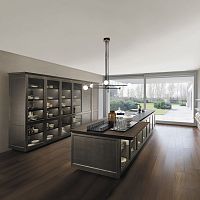 Contemporary kitchen FIL glassgranitealuminum