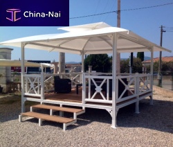 Aluminum gazebo PRESTIGE � CLASSIQUEglass fiber-reinforced polyesteraluminum frame
