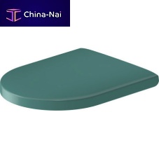 Ceramic toilet seat 002269whitegreenorange
