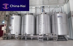 CIP unit for the beverage industry stainless steel