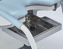 Examination chair-mounted surgical basin stand 101.0751.0stainless steel