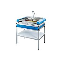 Silk-screen gluing device AXsemi-automatic